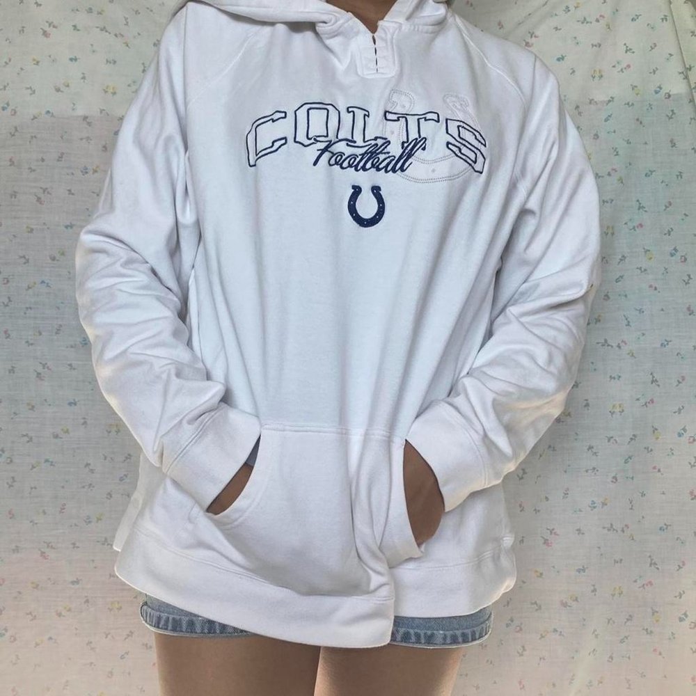 y2k hoodie - reebok colt's nfl hoodie ✨